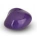 Cremation Ashes Keepsake / Miniature Urn – Huggable Cuddle Stone (Violet High Shine)